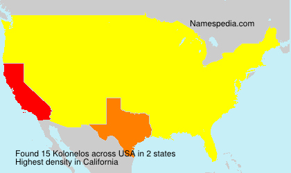 Surname Kolonelos in USA Surname Kolonelos in USA