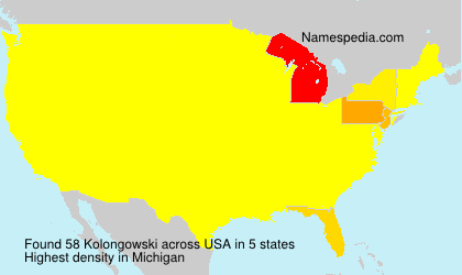 Surname Kolongowski in USA Surname Kolongowski in USA