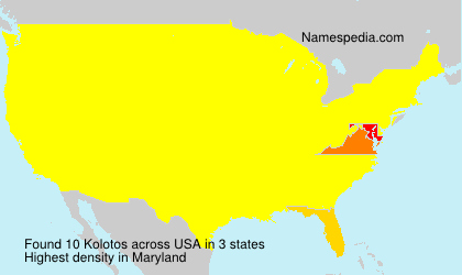 Surname Kolotos in USA Surname Kolotos in USA