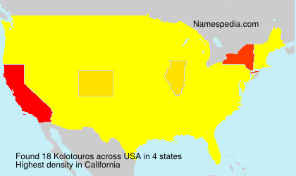 Surname Kolotouros in USA Surname Kolotouros in USA