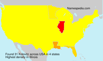 Surname Kolovitz in USA Surname Kolovitz in USA