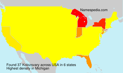 Surname Kolozsvary in USA Surname Kolozsvary in USA