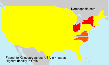 Surname Kolozvary in USA Surname Kolozvary in USA