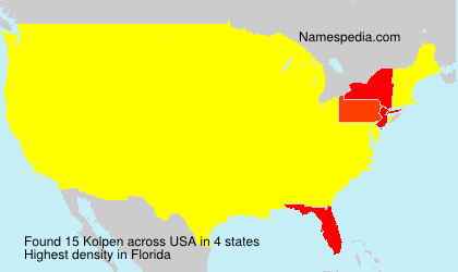 Surname Kolpen in USA Surname Kolpen in USA