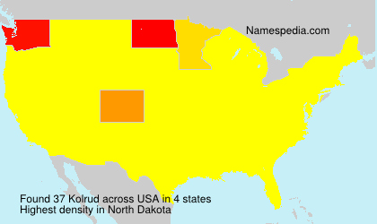 Surname Kolrud in USA Surname Kolrud in USA