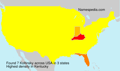 Surname Koltinsky in USA Surname Koltinsky in USA