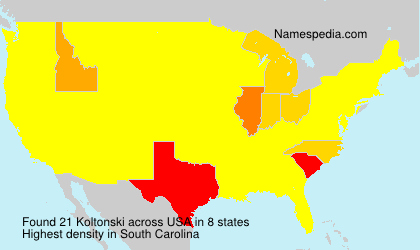 Surname Koltonski in USA Surname Koltonski in USA