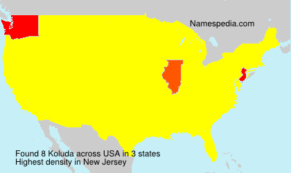 Surname Koluda in USA Surname Koluda in USA