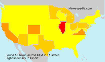 Surname Kolus in USA Surname Kolus in USA