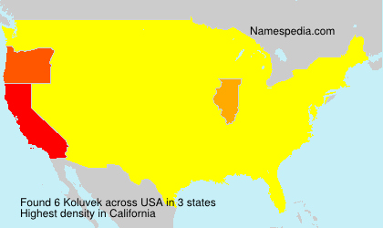 Surname Koluvek in USA Surname Koluvek in USA