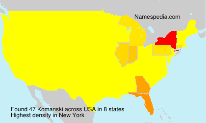 Surname Komanski in USA Surname Komanski in USA