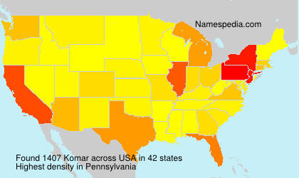 Surname Komar in USA Surname Komar in USA