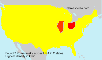 Surname Komaransky in USA Surname Komaransky in USA