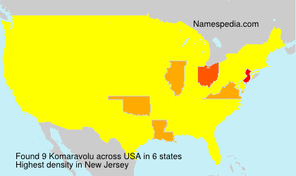 Surname Komaravolu in USA Surname Komaravolu in USA