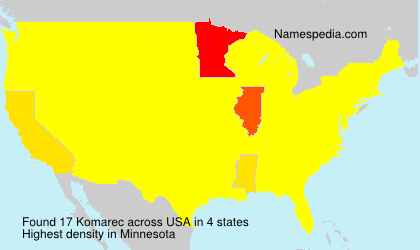 Surname Komarec in USA Surname Komarec in USA