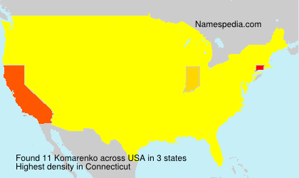 Surname Komarenko in USA Surname Komarenko in USA