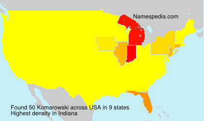 Surname Komarowski in USA Surname Komarowski in USA