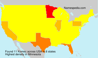 Surname Komec in USA Surname Komec in USA