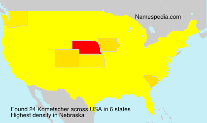 Surname Kometscher in USA Surname Kometscher in USA