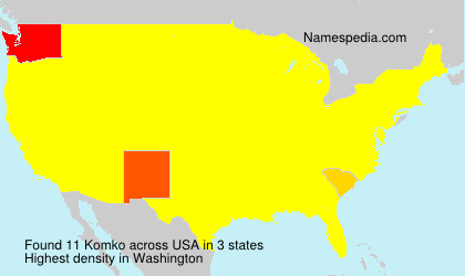Surname Komko in USA Surname Komko in USA