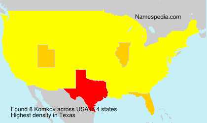 Surname Komkov in USA Surname Komkov in USA