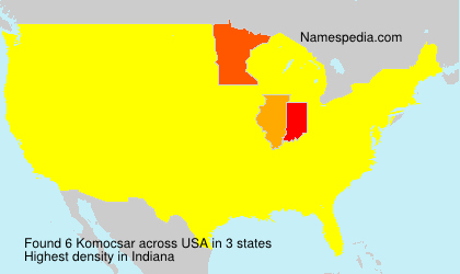 Surname Komocsar in USA Surname Komocsar in USA