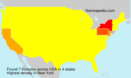 Surname Komolov in USA Surname Komolov in USA