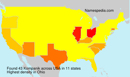 Surname Kompanik in USA Surname Kompanik in USA