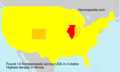 Surname Kompanowski in USA Surname Kompanowski in USA
