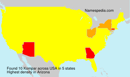 Surname Kompar in USA Surname Kompar in USA