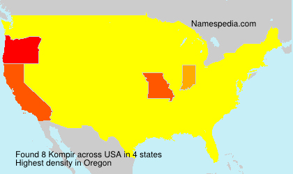 Surname Kompir in USA Surname Kompir in USA