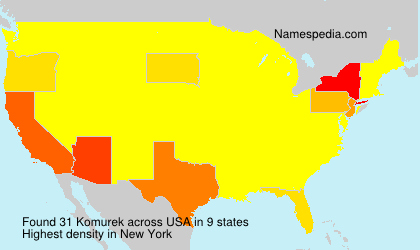 Surname Komurek in USA Surname Komurek in USA