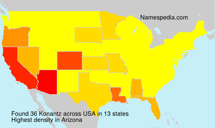 Surname Konantz in USA Surname Konantz in USA