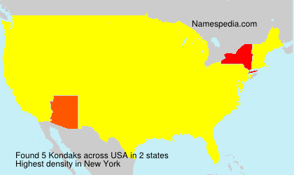 Surname Kondaks in USA Surname Kondaks in USA
