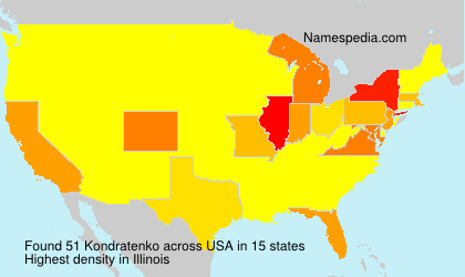 Surname Kondratenko in USA Surname Kondratenko in USA