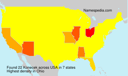 Surname Konecek in USA Surname Konecek in USA