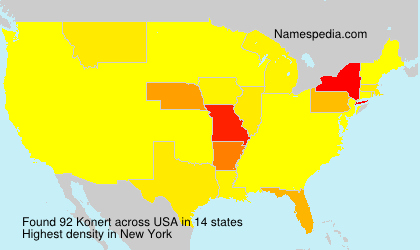 Surname Konert in USA Surname Konert in USA