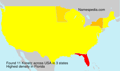 Surname Konetz in USA Surname Konetz in USA