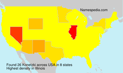 Surname Konetzki in USA Surname Konetzki in USA
