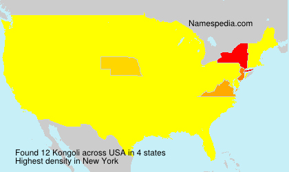Surname Kongoli in USA Surname Kongoli in USA