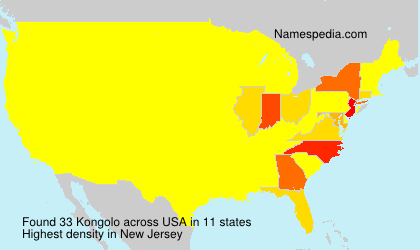 Surname Kongolo in USA Surname Kongolo in USA