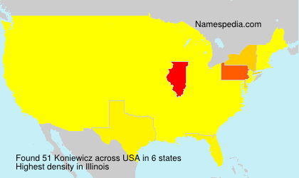 Surname Koniewicz in USA Surname Koniewicz in USA