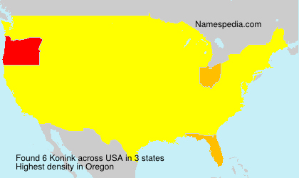 Surname Konink in USA Surname Konink in USA