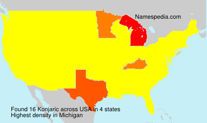 Surname Konjaric in USA Surname Konjaric in USA