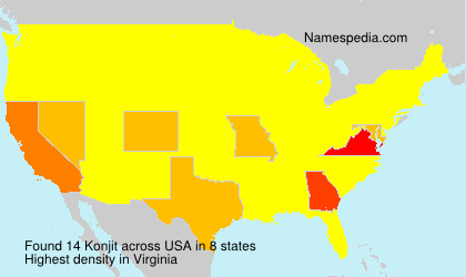 Surname Konjit in USA