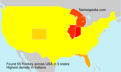 Surname Konkey in USA Surname Konkey in USA