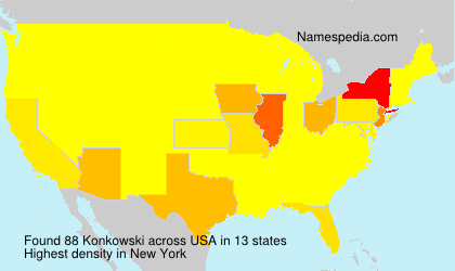 Surname Konkowski in USA Surname Konkowski in USA