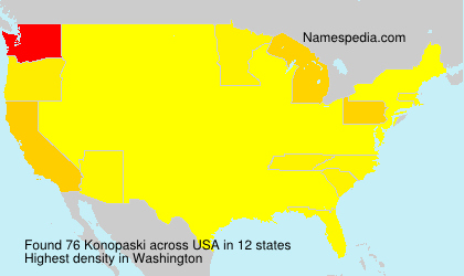 Surname Konopaski in USA Surname Konopaski in USA