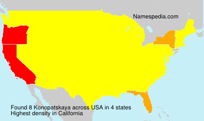 Surname Konopatskaya in USA Surname Konopatskaya in USA