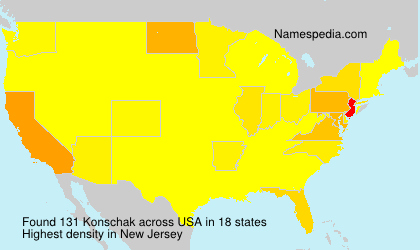 Surname Konschak in USA Surname Konschak in USA